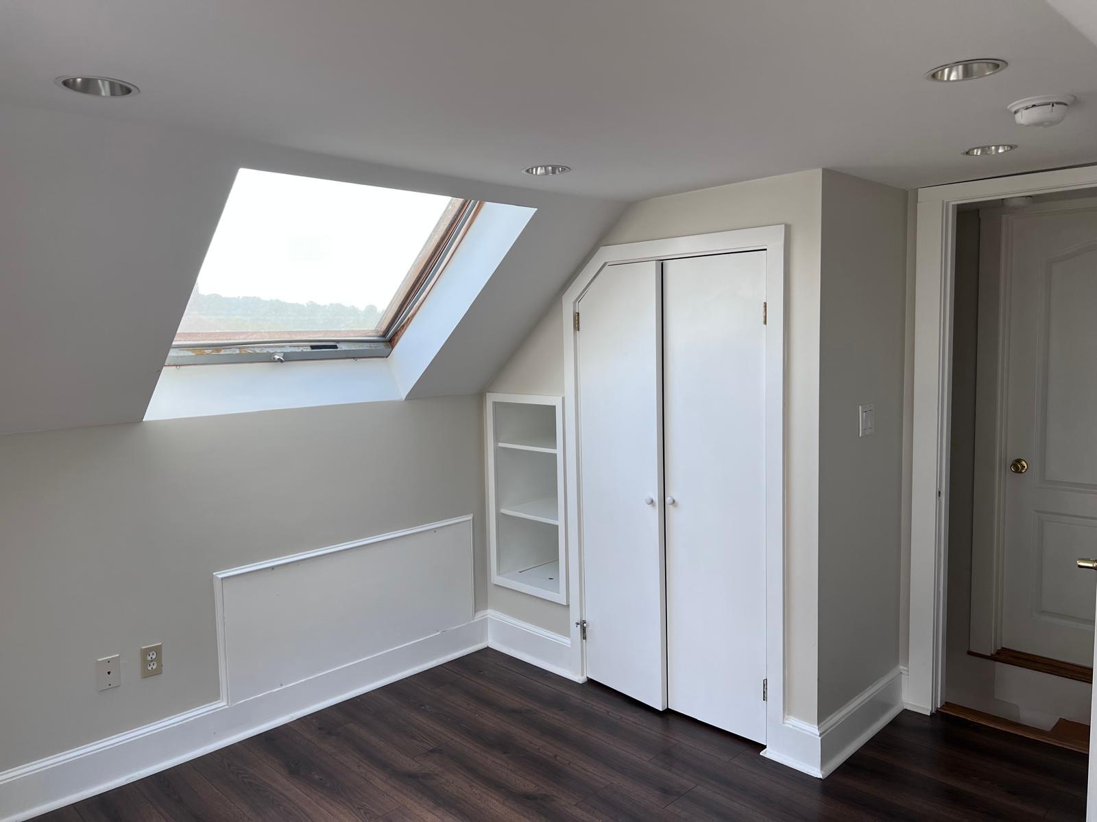 Attic conversion — after